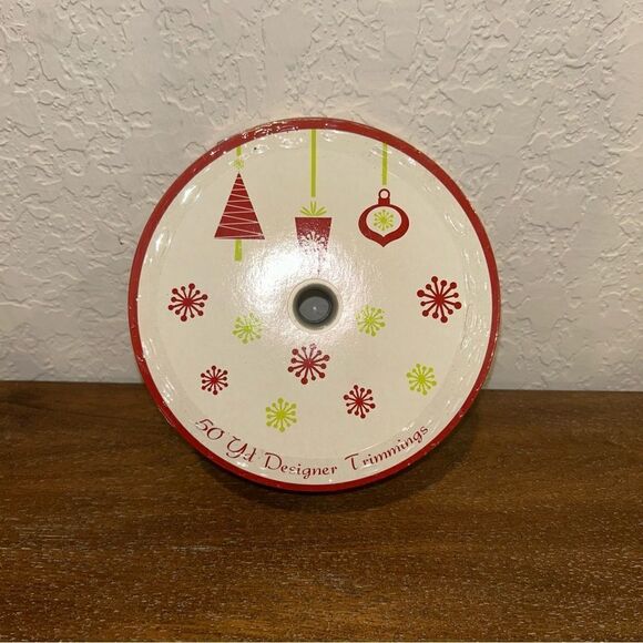 New, Wired Trimming Metallic Wide Ribbon - Picture 1 of 3